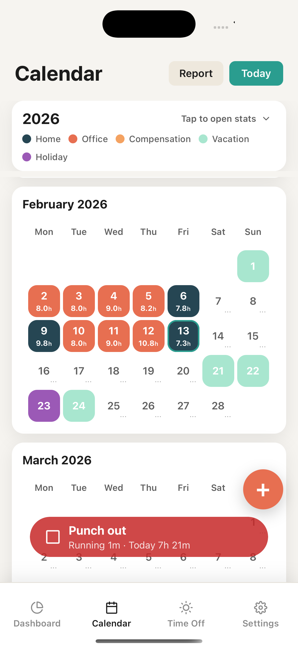Stempeln mit einem Tipp